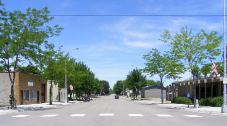 Street scene, New Richland Minnesota, 2010