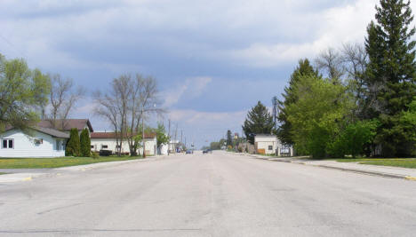 Street scene, Newfolden Minnesota, 2008