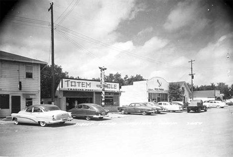 Street scene, Nisswa Minnesota, 1955