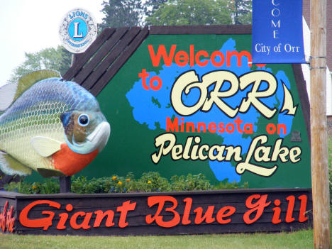 Welcome Sign, Orr Minnesota, 2007