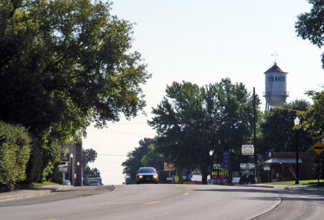 Street scene, Osakis Minnesota, 2008