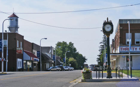 Street scene, Osakis Minnesota, 2008