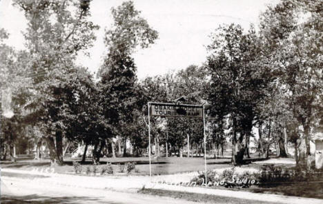 Tourist Camp, Osakis Minnesota, 1928