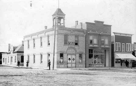 Street scene, Park Rapids  Minnesota, 1909