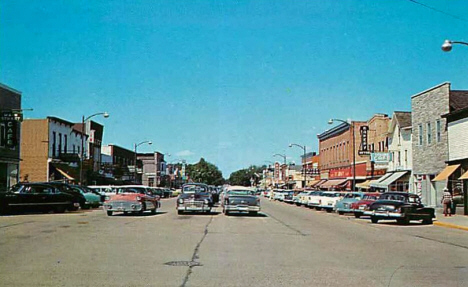 Main Street, Park Rapids Minnesota, 1950's