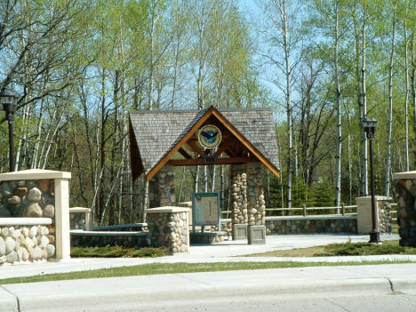 Edge of the Wilderness Kiosk, Bigfork Minnesota, 2003