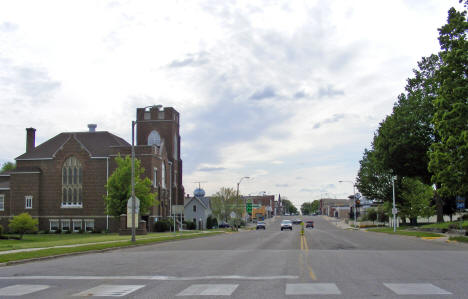 Street scene, Plainview Minnesota, 2010