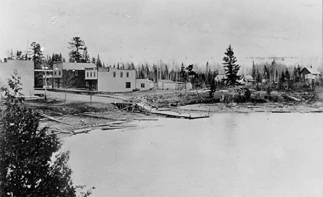 Looking into Ranier from the Rainy River, near its mouth, 1905