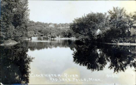 Clearwater River, Red Lake Falls Minnesota, 1950?