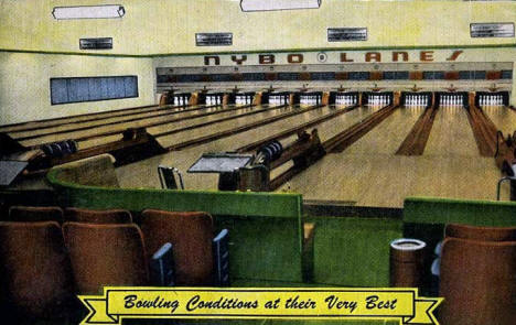 Nybo Lanes, Red Wing Minnesota, 1940's