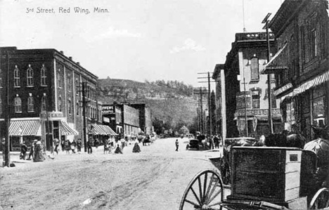 Third Street, Red Wing Minnesota, 1890