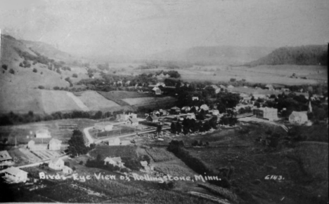 Birds eye view, Rollingstone Minnesota, 1920's