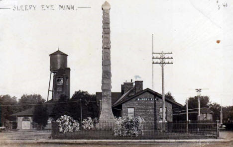 Railroad Depot, Sleepy Eye Minnesota, 1907