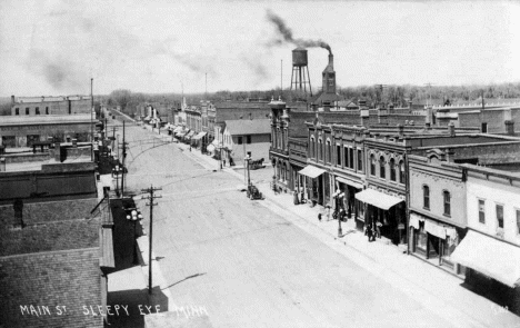 Main Street, Sleepy Eye Minnesota, 1920's