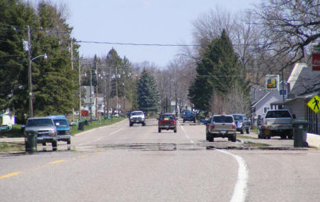 Street scene, Sobieski Minnesota, 2009