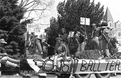 Polish Day parade, Sobieski Minnesota, 1982