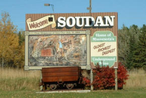 Soudan Minnesota Welcome Sign