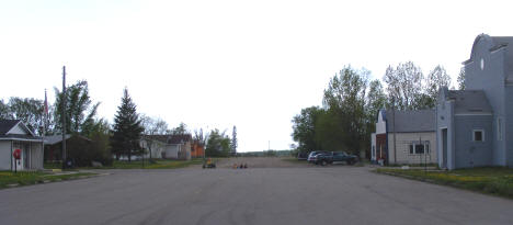 Street scene, Strandquist Minnesota, 2008