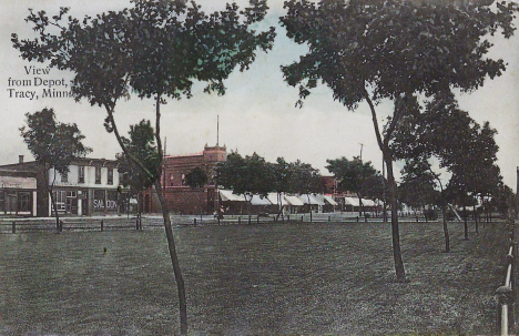 View from Depot, Tracy Minnesota, 1907