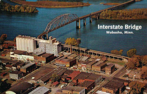 Interstate Bridge, Wabasha Minnesota, 1960's