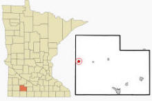 Location of Westbrook, Minnesota