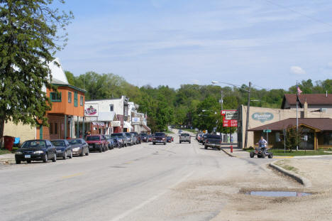 Street scene, Zumbro Falls Minnesota, 2010