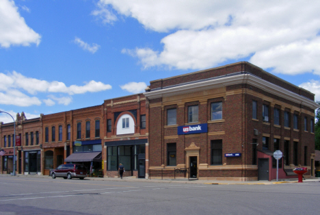 Street scene, Amboy Minnesota, 2014