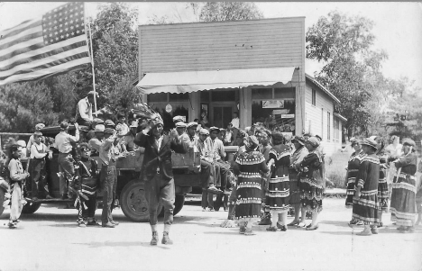 Street scene, Bena Minnesota, 1936