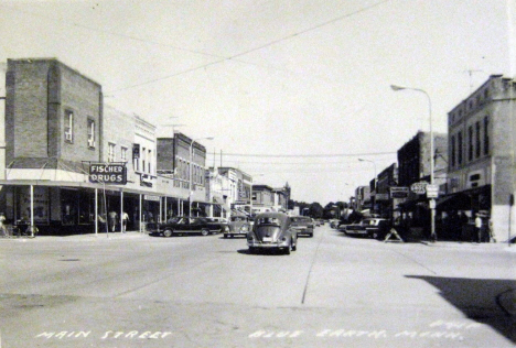 Main Street, Blue Earth Minnesota, 1970