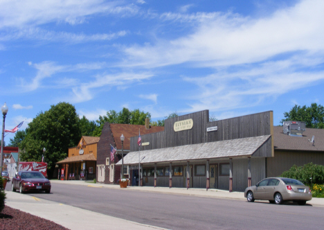 Street scene, Elysian Minnesota, 2014