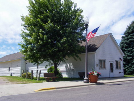 Street scene, Elysian Minnesota, 2014