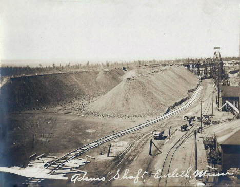 Adams Shaft, Eveleth Minnesota, 1908