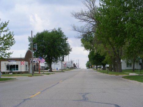 Street scene, Fulda Minnesota, 2014