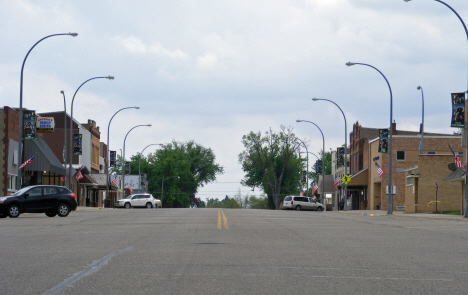 Street scene, Fulda Minnesota, 2014