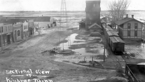 Main Street, Kinbrae Minnesota, 1908