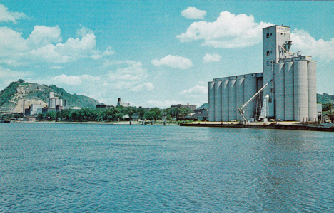 Mississippi Riverfront, Red Wing Minnesota, 1960's