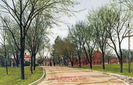 State Hospital for the Insane, St. Peter Minnesota, 1910's