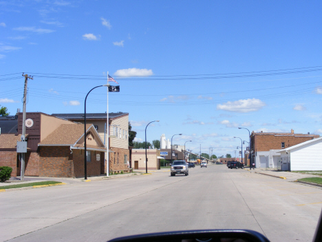 Street scene, Wells Minnesota, 2014