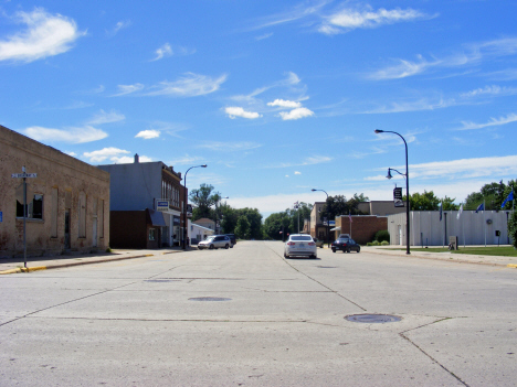 Street scene, Wells Minnesota, 2014