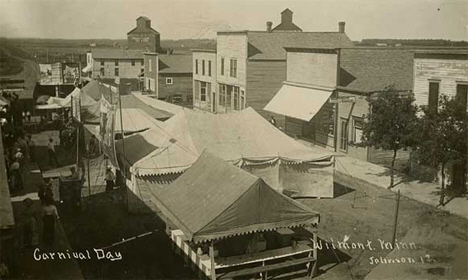 Carnival day, Wilmont Minnesota, 1909