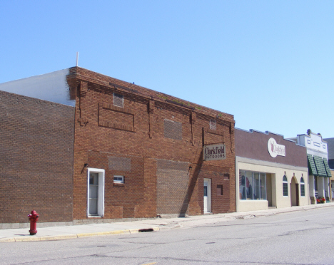 Street scene, Clarksfield Minnesota, 2014