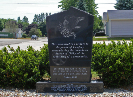 Tornado Memorial, Comfrey Minnesota, 2014