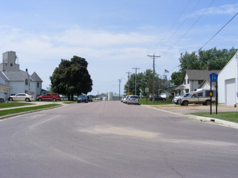 Street scene, Comfrey Minnesota, 2014