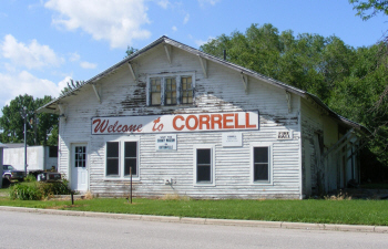 City Hall. Correll Minnesota