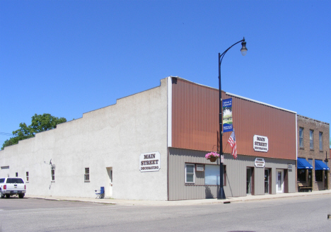 Street scene, Dawson Minnesota, 2014