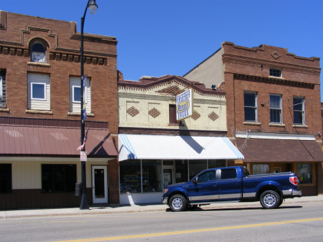 Street scene, Dawson Minnesota, 2014