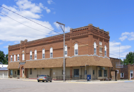 Street scene, Delavan Minnesota, 2014