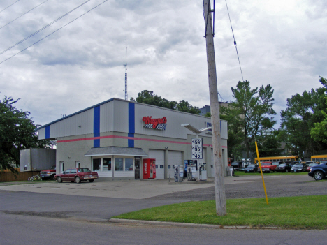 Street scene, Hanley Falls Minnesota, 2011