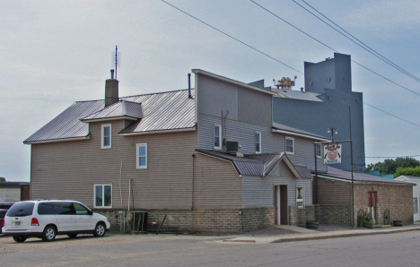 Village Inn with elevator in background, La Salle Minnesota, 2014