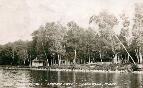 Pixie Point Resort, Longville Minnesota, 1947